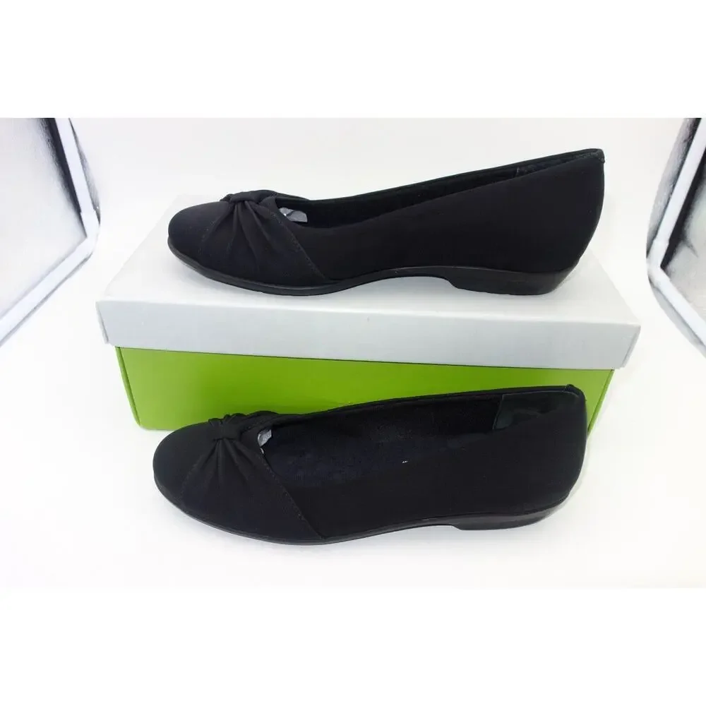 NEW Walking Cradles Fall Black Stretch Ballet Flats Women's 7